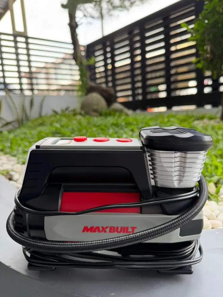 Maxbuilt Pompa Ban Super Digital 15a Dc12v - Hitam