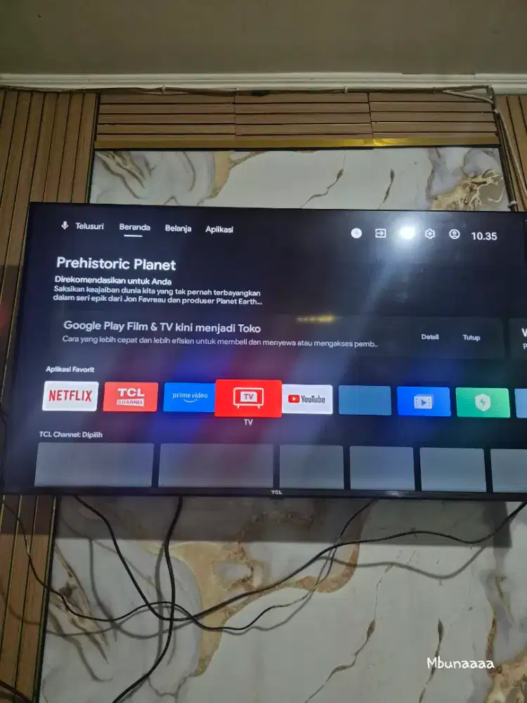 Led Tv 40 TCL Android segel krtu grnsi kumplit
