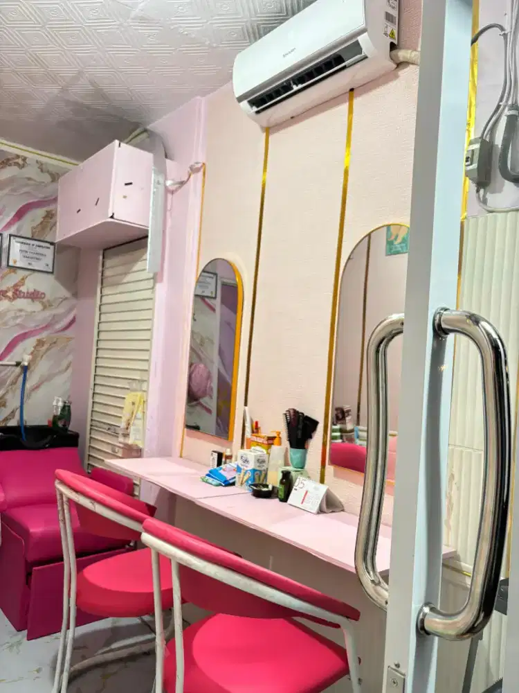 Jual alat salon lengkap onclude sewa ruko 3 bulan
