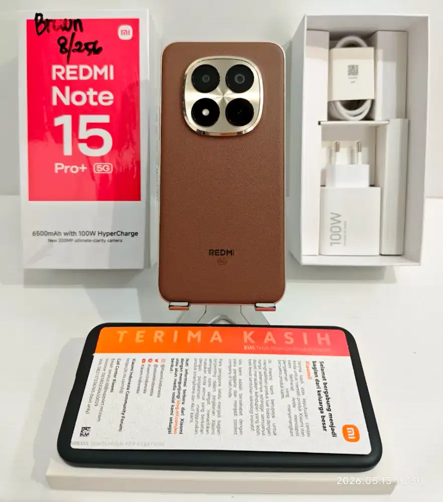 Xiaomi Redmi Note 15 Pro+ 5G 8/256 Gb Likenew100% Garansi Mei 27 bs TT