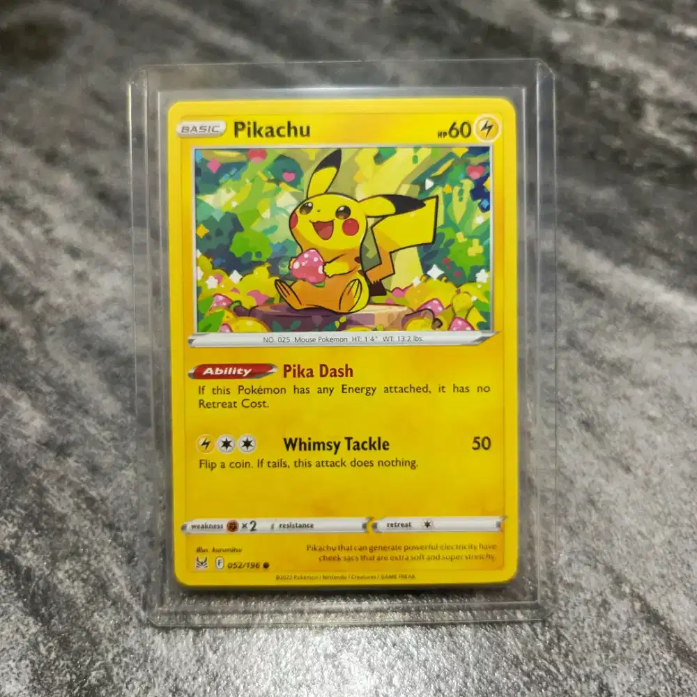 Aneka jenis Pikachu kartu pokemon TCG original