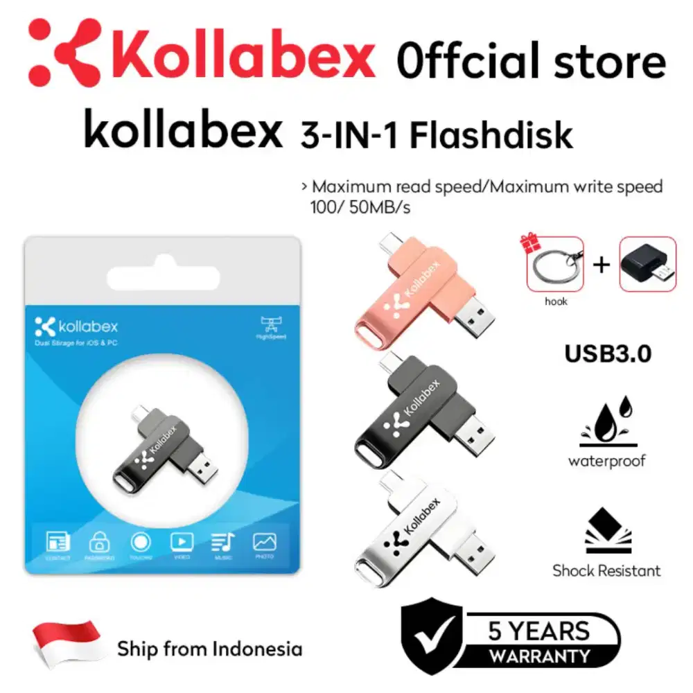 Kollabex 1TB 2TB Flash Drive for Android HP OTG Flashdisk.
