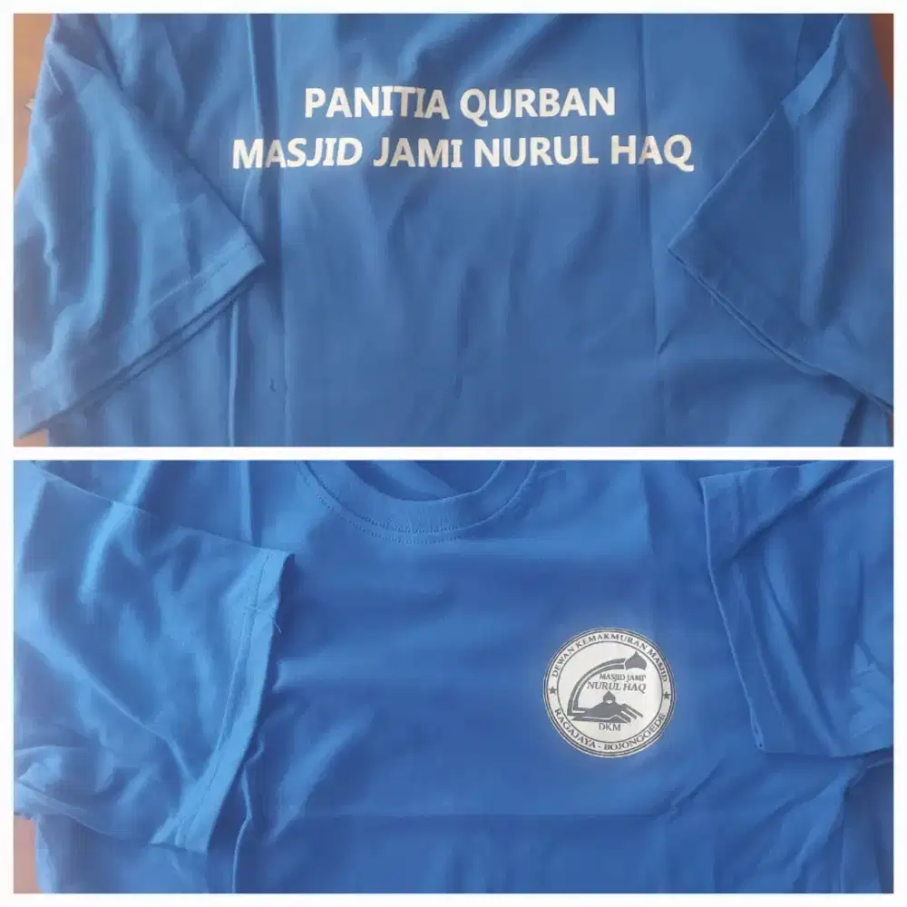 Kaos Polos dan Kaos Sablon
