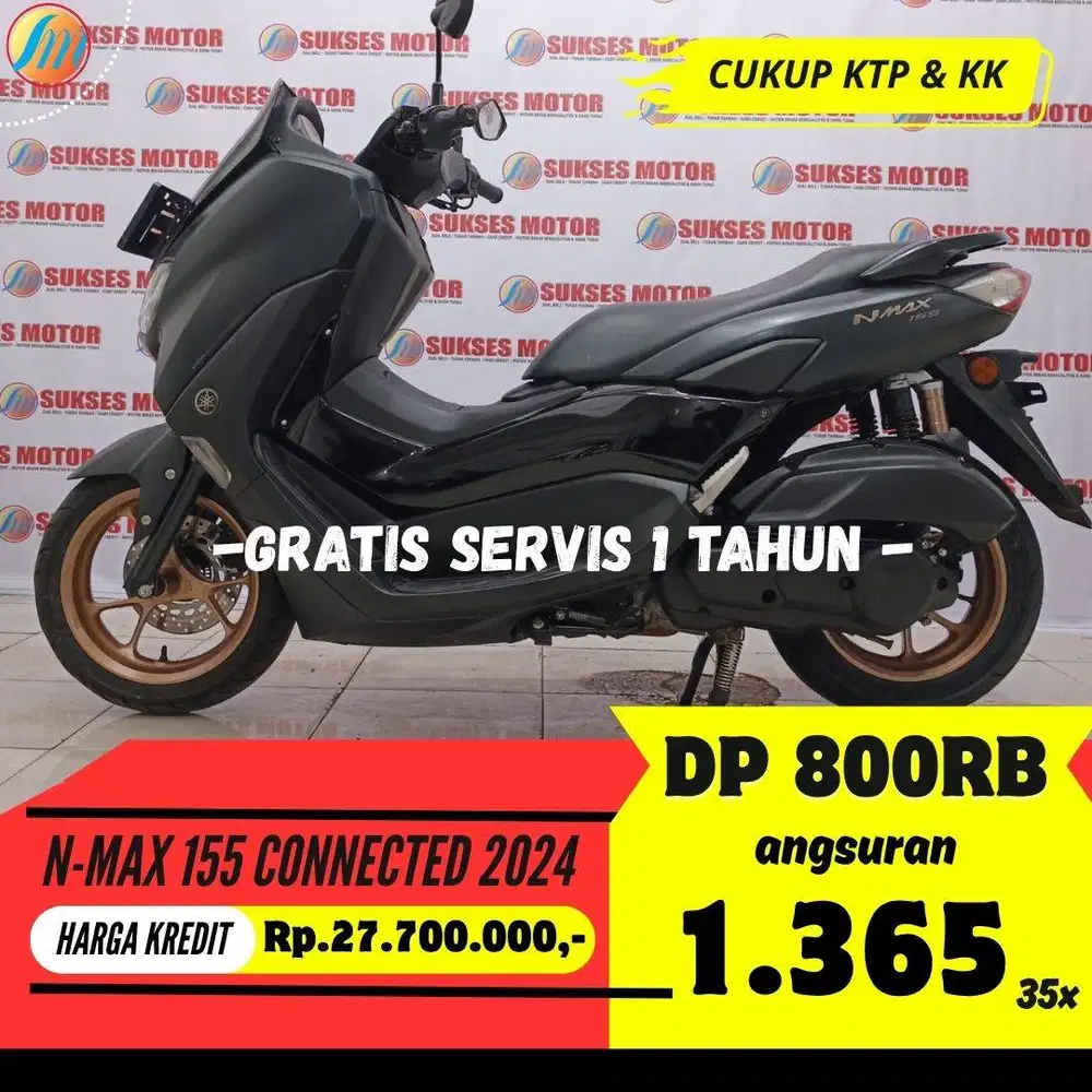 YAMAHA NMAX CONNECTED 2024 KREDIT DP HANYA 800RB ANGSURAN TERJANGKAU