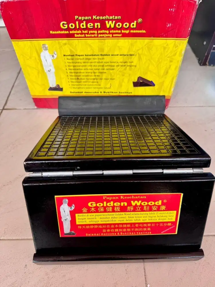 Papan Kesehatan - Golden Wood