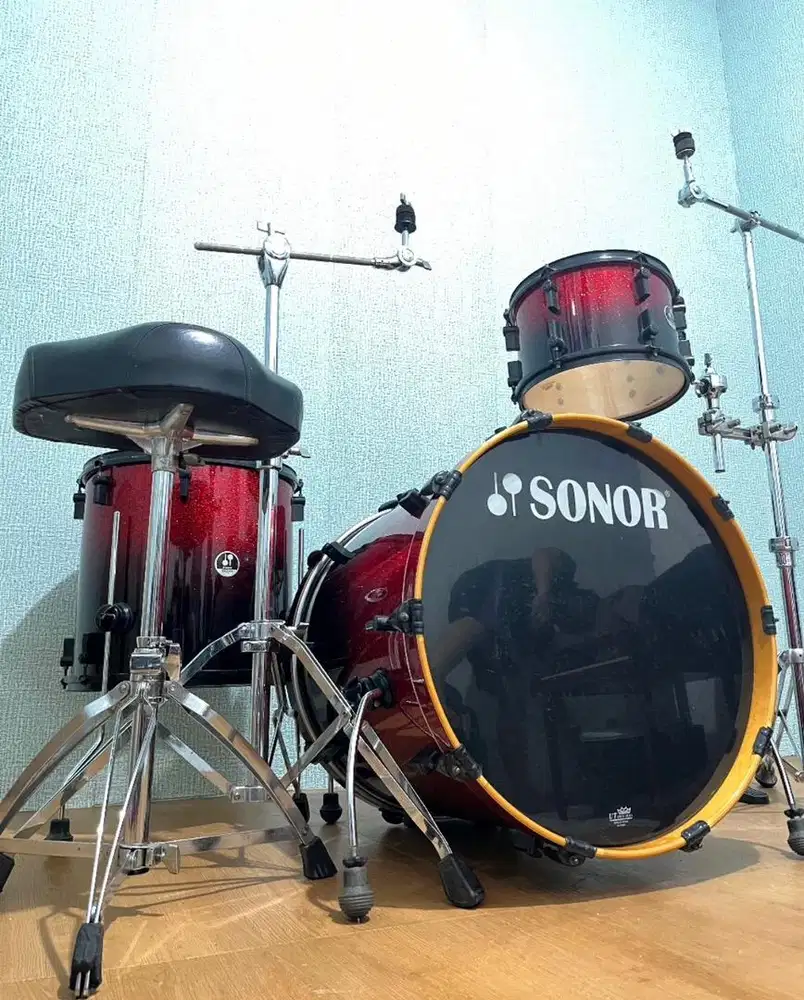 Drum set sonor 3007 maple rock kit barter tt