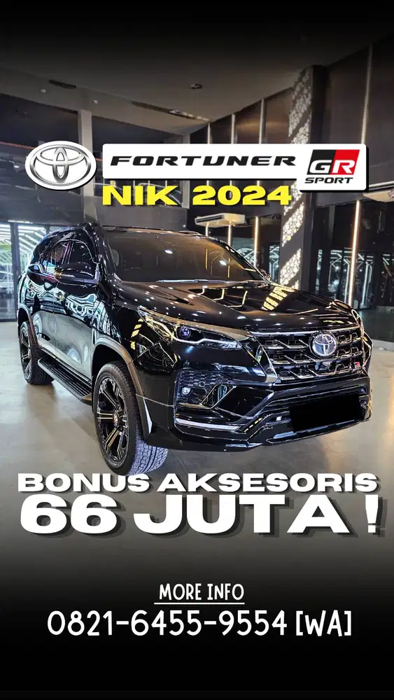 BONUS AKSESORIS 66 JUTA ! 2024 Toyota Fortuner 2.8 VRZ GR Sport Diesel