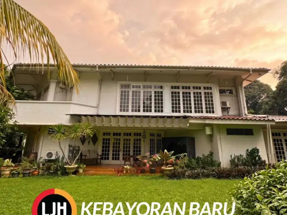 Dijual Rumah Tua Hitung Tanah Rare Plot di Kertanegara Kebayoran Baru Jakarta Selatan