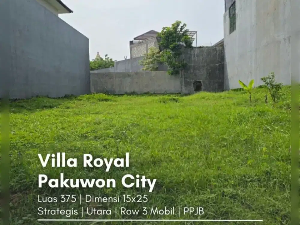 Tanah Pakuwon City Villa Royal
