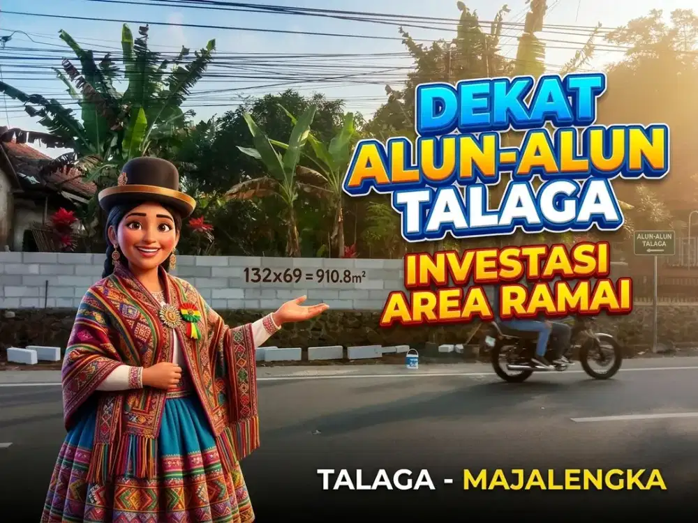 JUAL TANAH MURAH DI, TALAGA, CIKIJING, MAJALENGKA.