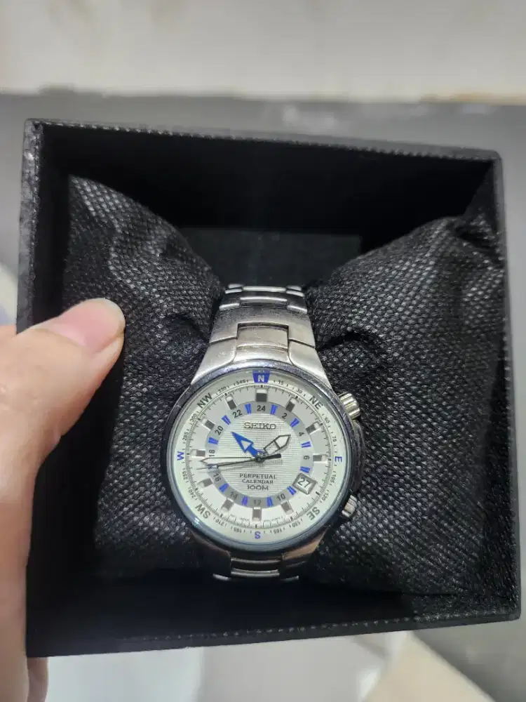 Jam Tangan Pria Seiko Perpetual Calendar 8F56-00H0 Original