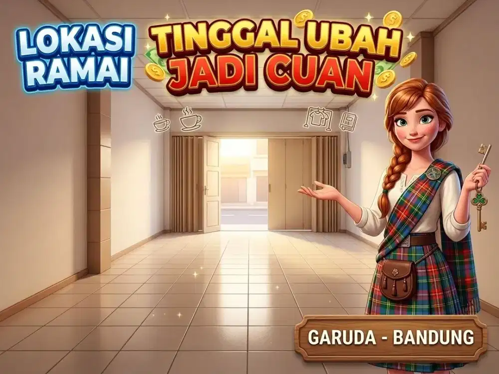 SEWA RUKO MURAH DI, GARUDA, DADALI, ANDIR, BANDUNG KOTA.