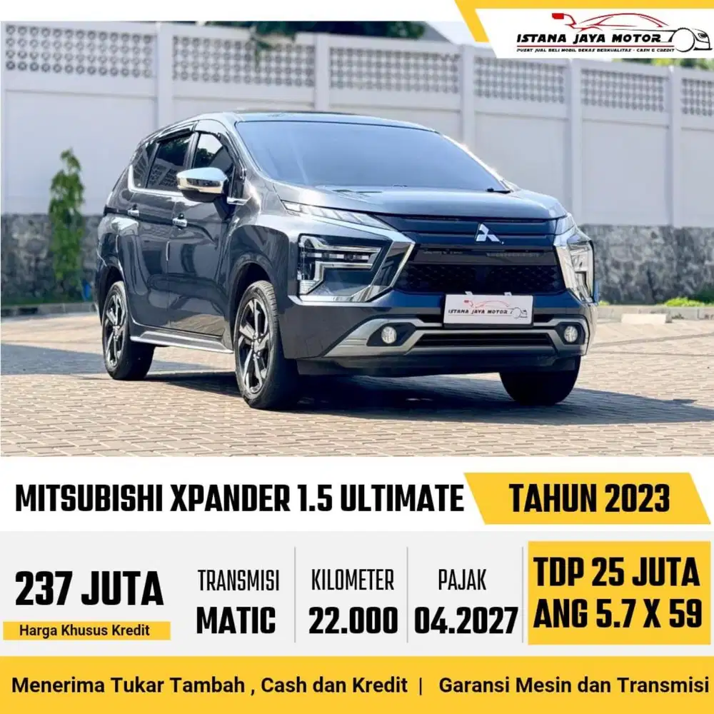 Mitsubishi Xpander Ultimate CVT AT th 2023 #istana jaya motor