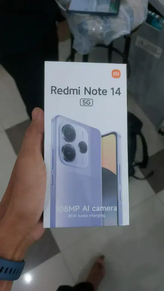 Xiaomi redmi note 14 5G ram 12gb 512gb dan8/256 garansi resmi