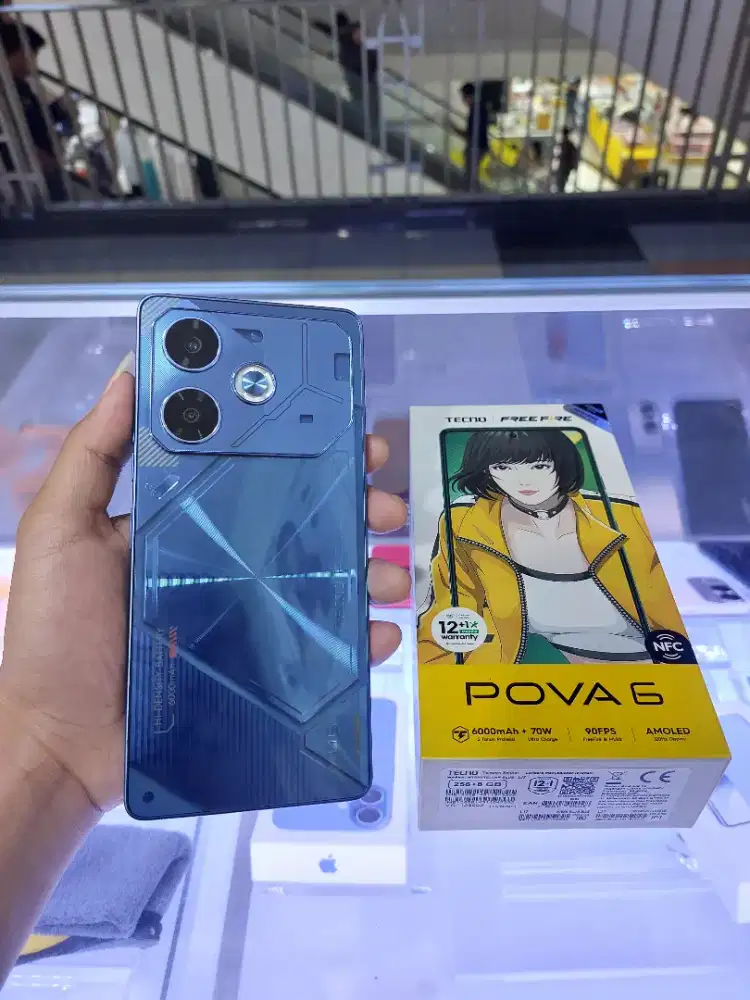 techno pova 6 ram 8+8/256 muluss like new