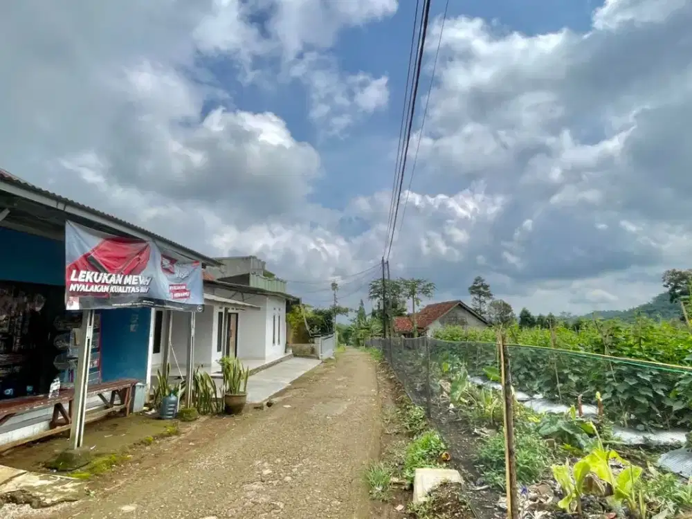 Jual Rumah dan Warung + Kebun Labu di Darangdan Purwakarta