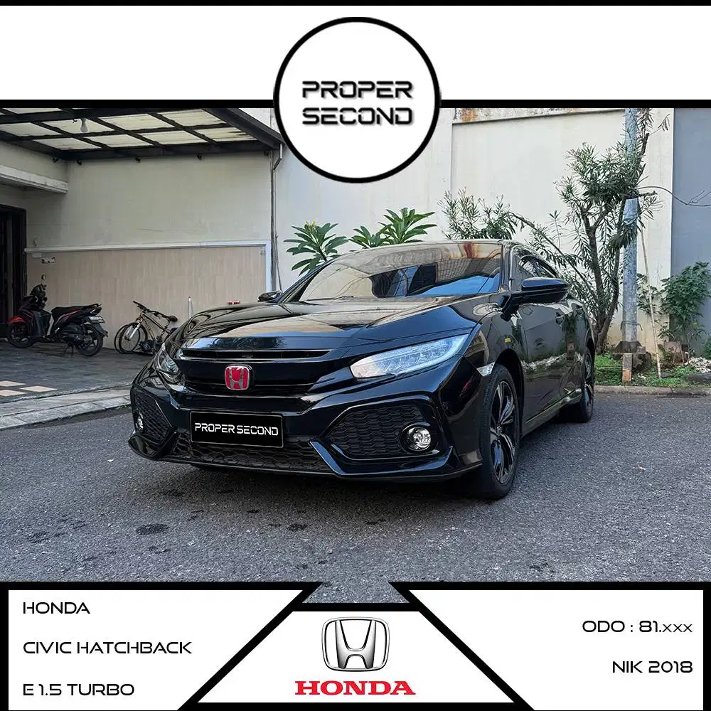 Honda Civic Turbo Hatchback 1.5 2018 Hitam