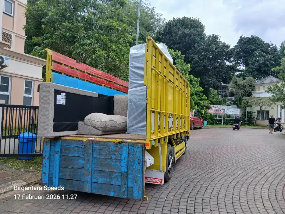 Sewa truk pindahan rumah kantor apartement kos2an gudang dll
