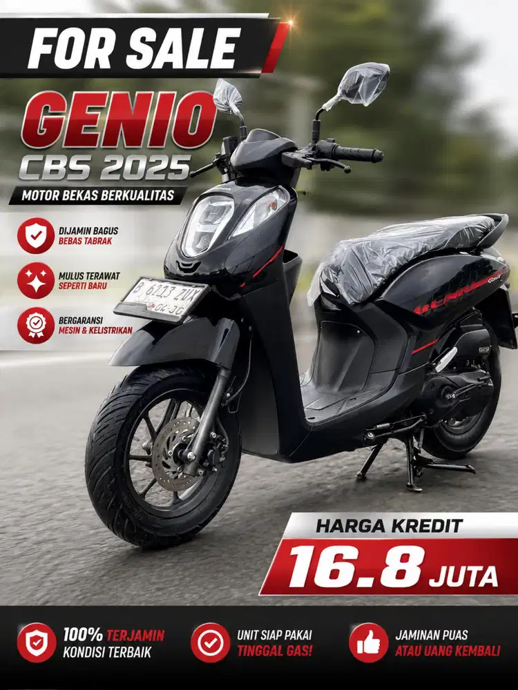 Cash Kredit GENIO CBS 2025 Bagus Mulus Bergaransi