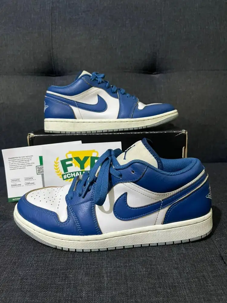 Sepatu Nike Air Jordan 1 Low SE Industrial Blue