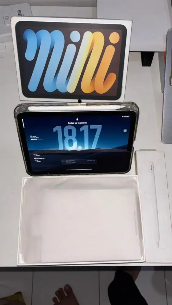 Ipad mini 7 128gb wifi + apple pencil usb c