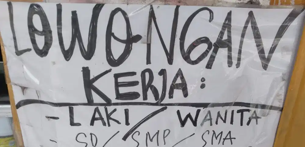 Lowongan kerja serabutan
