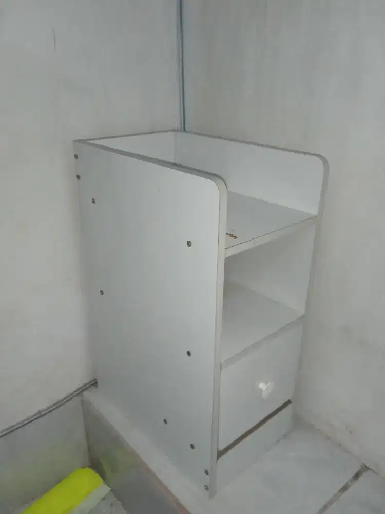 Meja Nakas Kecil Samping Tempat Tidur Rak Meja Kayu Minimalis Modern