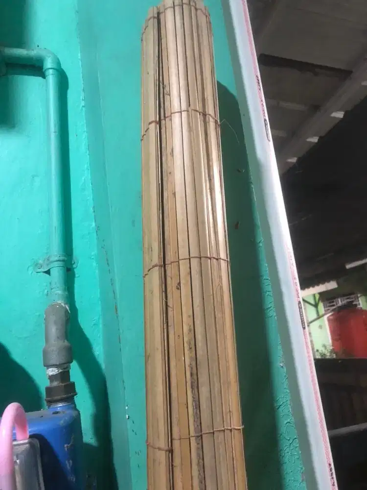 Dijual krei bambu baru beli tebal 2m x 2m