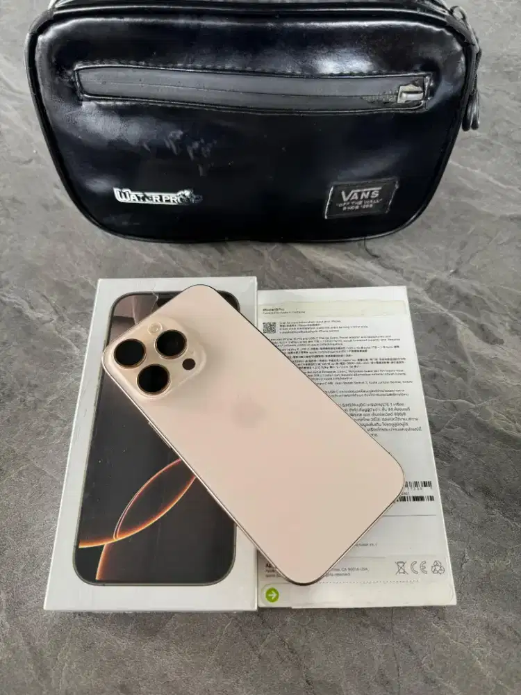 iPhone 16 Pro 256gb (Desert Titanium) Beacukai ZP/A Fullset Original