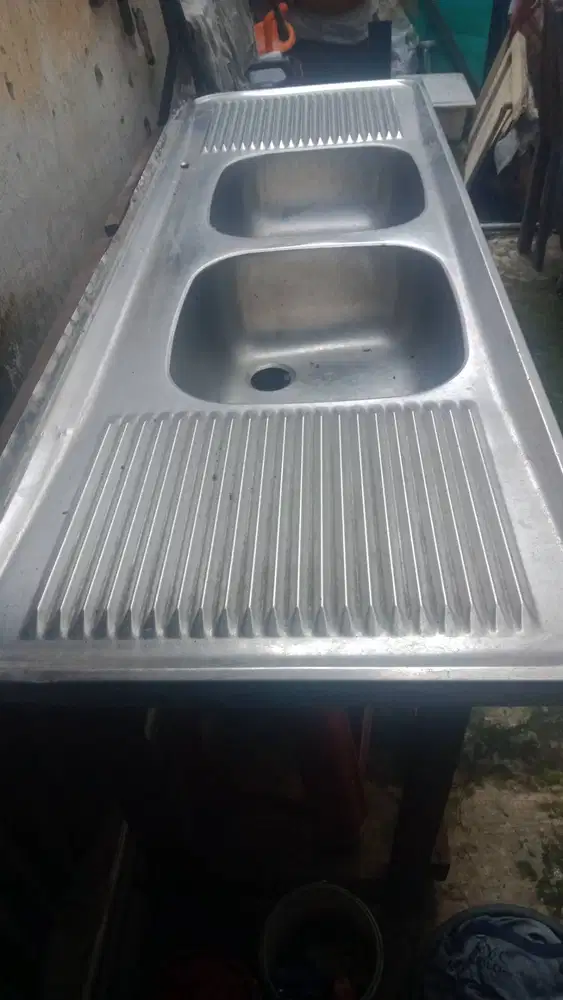 wastafel stainless 2 lubag