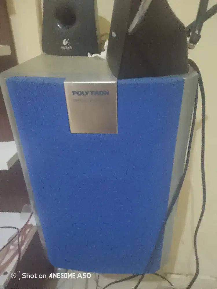 speaker aktif merk Polytron dynamic bass boost 2 speaker