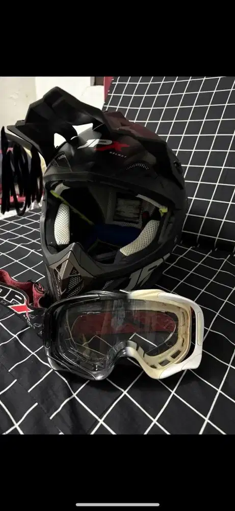 Helmet JPX FOX1 Free VISSOR GOGGLE