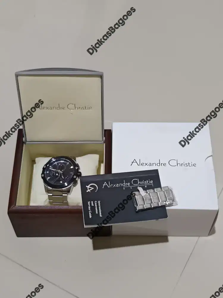 Jam Tangan Pria Alexandre Christie 6607 second Ori Murah NEGO