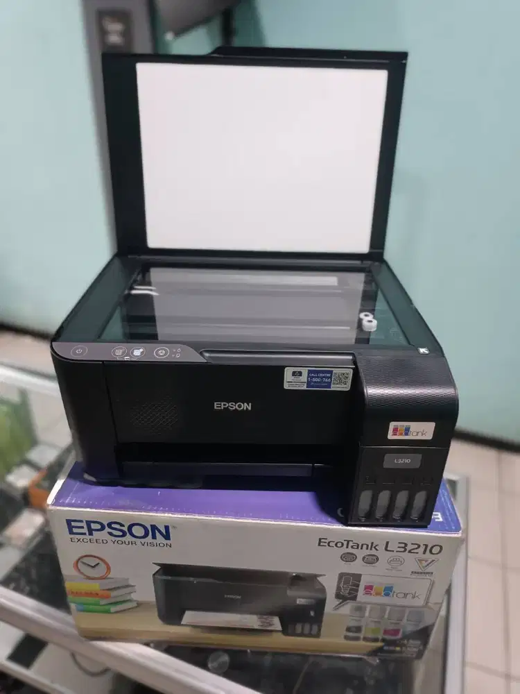 Jual Printer EPSON L3210 bisa scan copy masih SEGEL hasil perfect