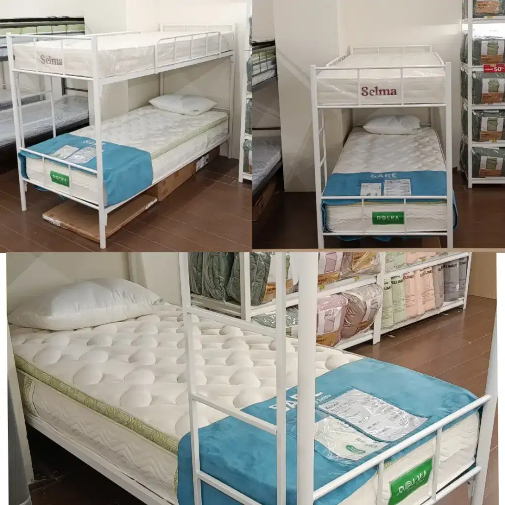 Promo ranjang tingkat + kasur