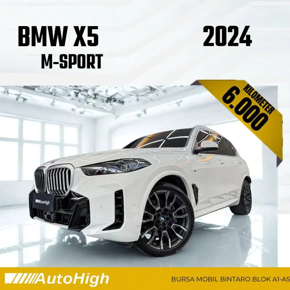 DP10% [Km6.000] X5 M-Sport 2024 White Reg 2025 #AUTOHIGH