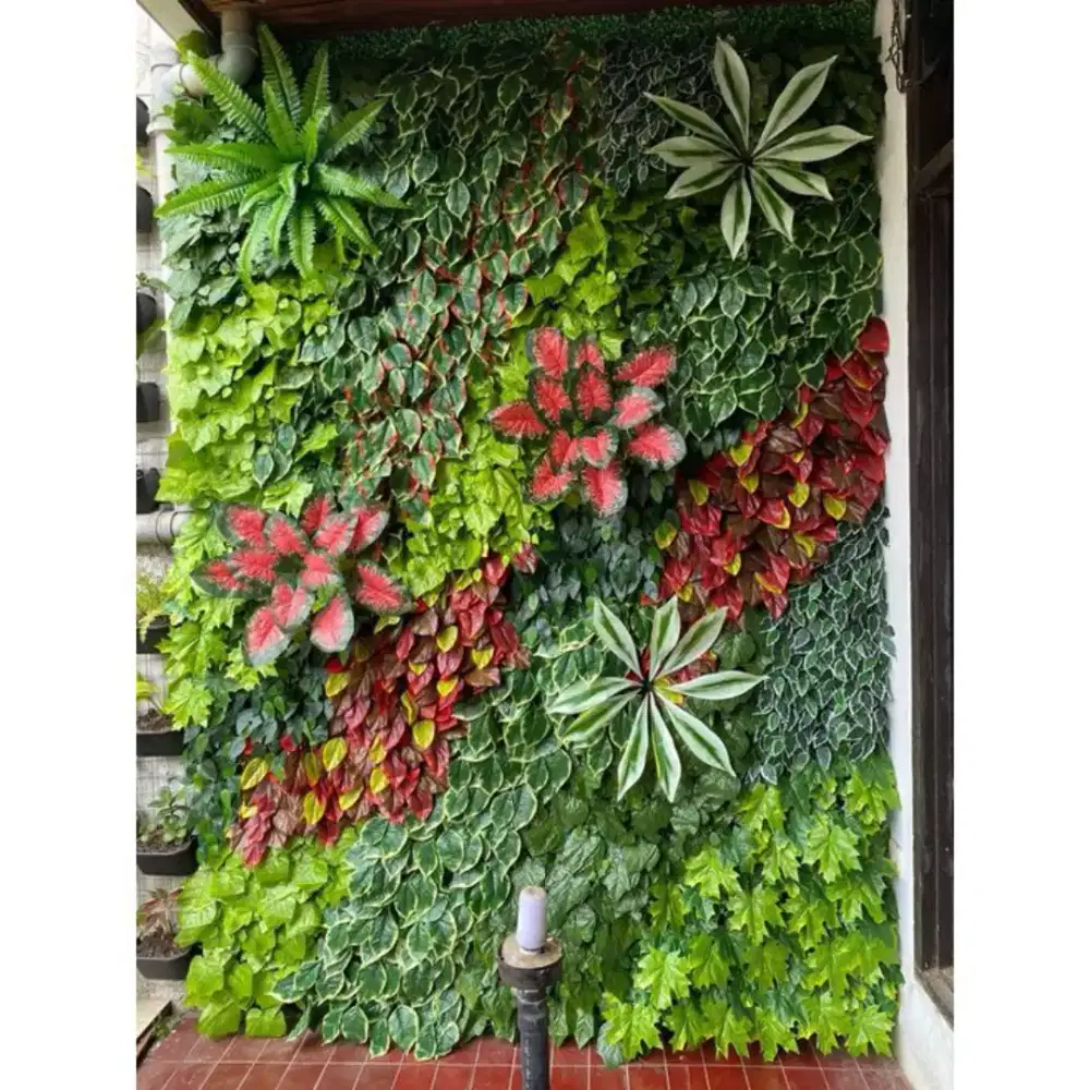 taman vertikal sintetis pasar minggu