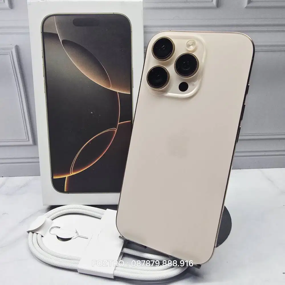 Iphone 16 Pro 128GB RESMI Mulus Like New Fullset No Minus