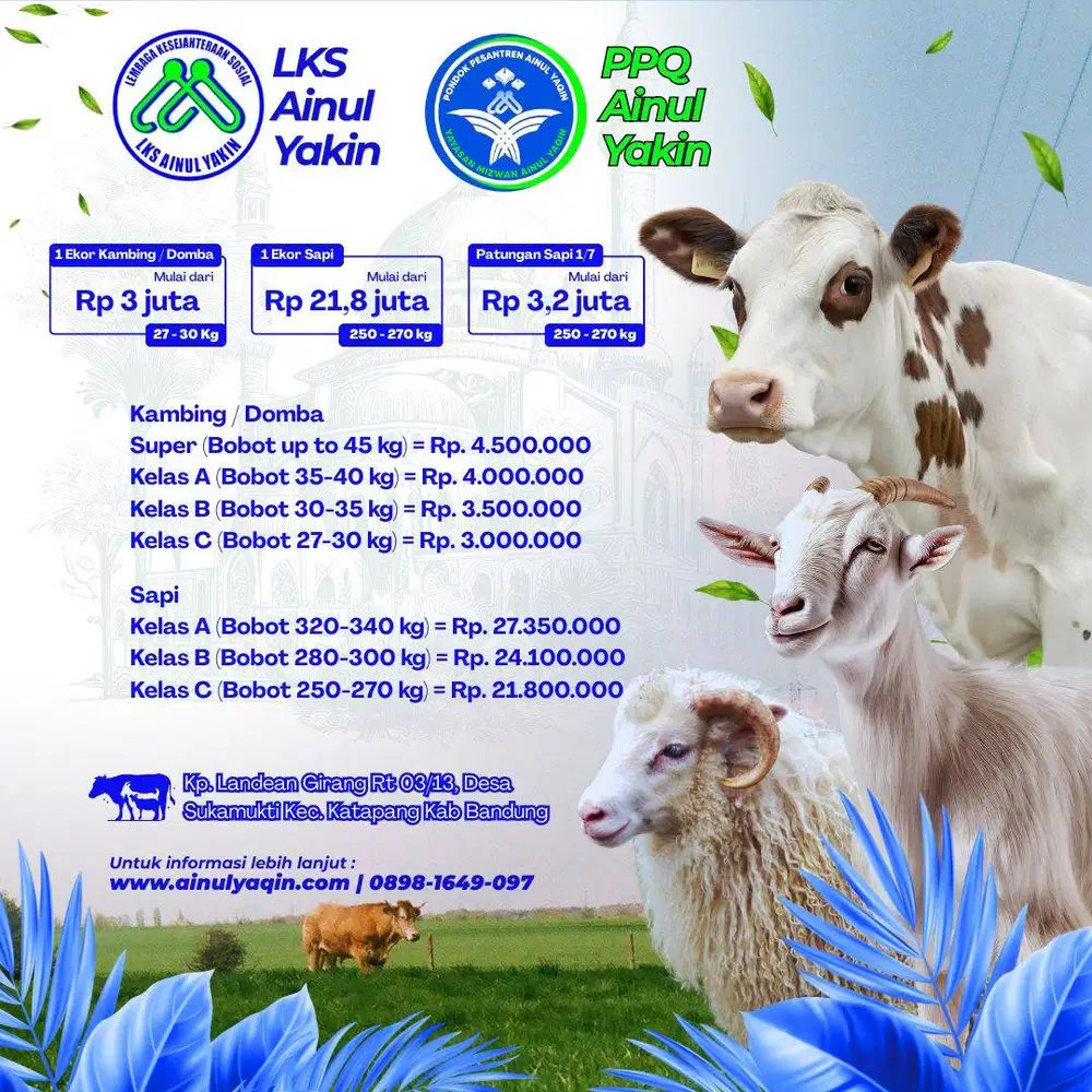 Menjual Hewan Qurban Sehat, Murah & Sesuai Syariat