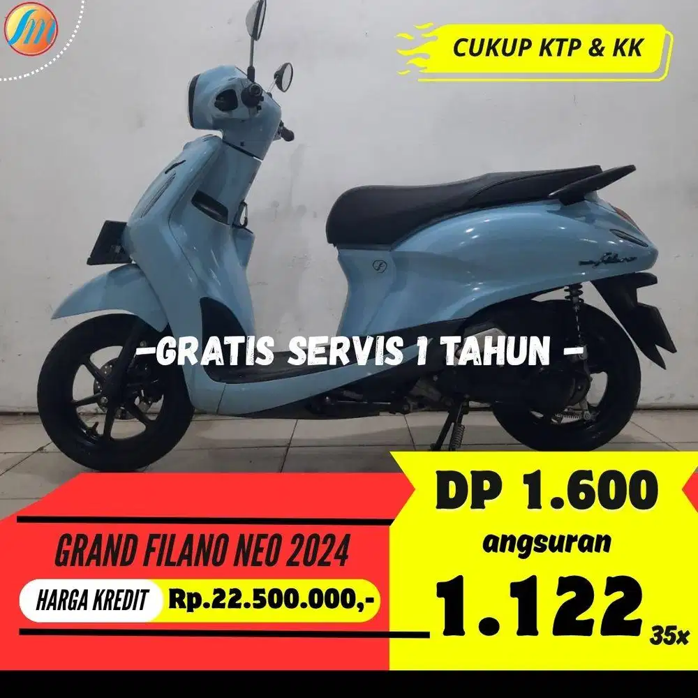 PROMO DP MURAH KREDIT YAMAHA GRAND FILANO NEO 2024 BERGARANSI