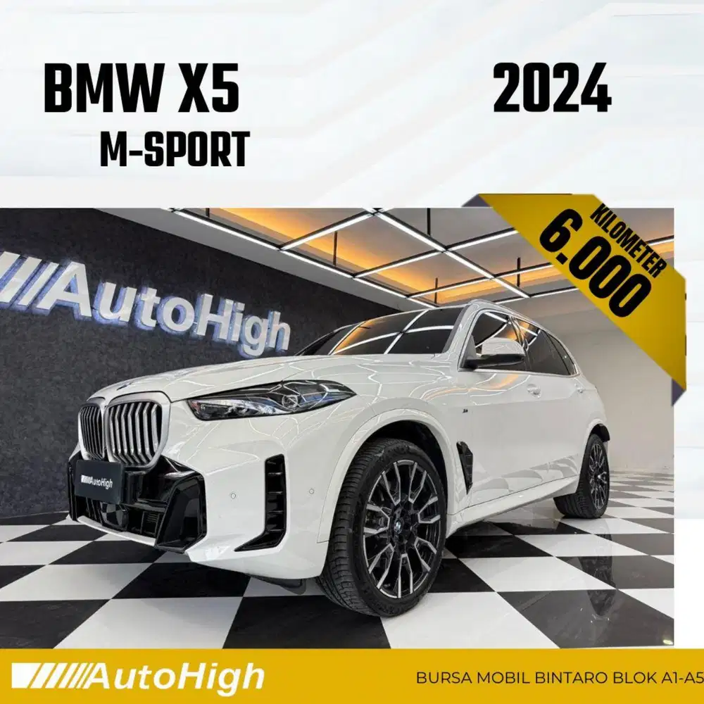 DP10% [Km6.000] X5 M-Sport 2024 White Reg 2023 #AUTOHIGH