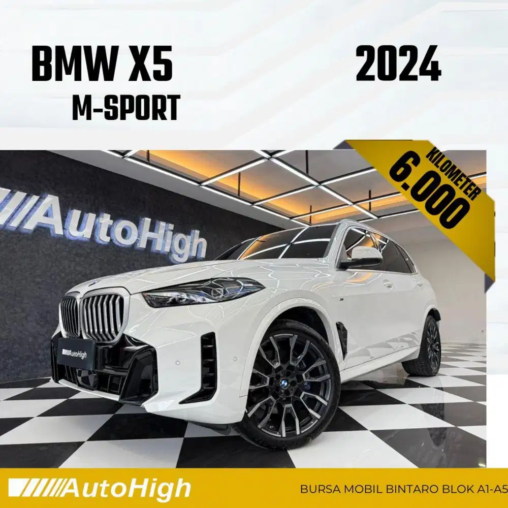 DP10% [Km6.000] X5 M-Sport 2024 White Reg 2025 #AUTOHIGH