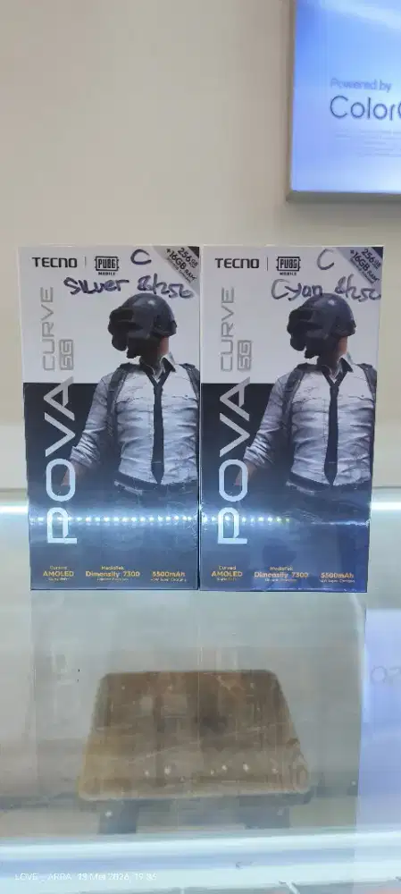 Pova curve 5g 8/256 garansi resmi 1tahun