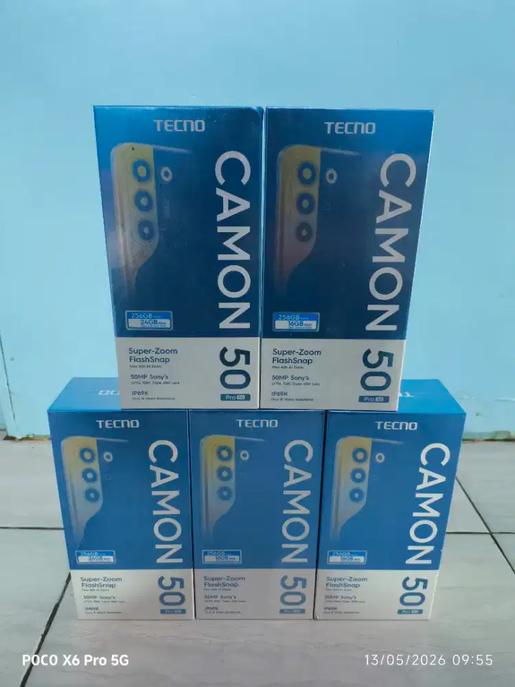 Tecno camon 50 pro 5G 12/256 8/256 baru dan segel murah