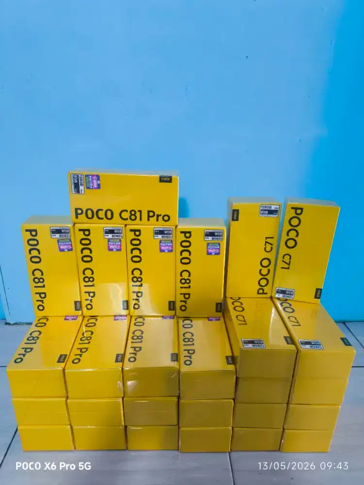 Poco c81 pro 4/128 c71 4/128 baru dan segel murah