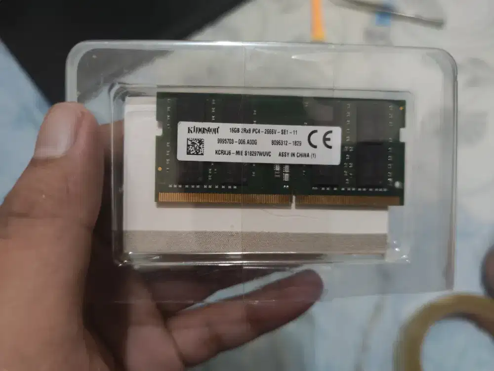 RAM DDR4 16GB 2666 Sodimm Laptop Kingston 1 Keping
