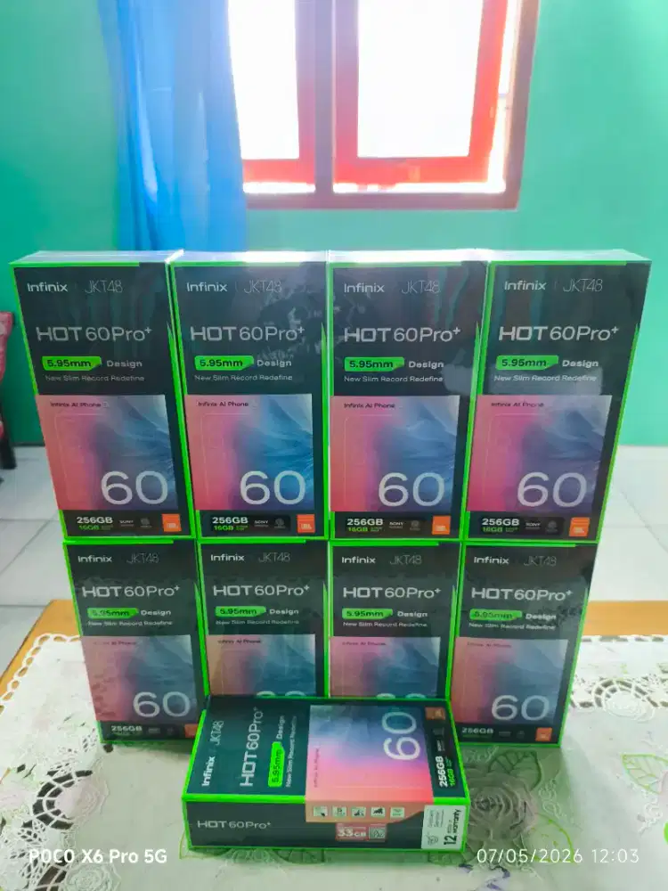 Infinix hot 60 pro plus 8/256 baru dan segel murah