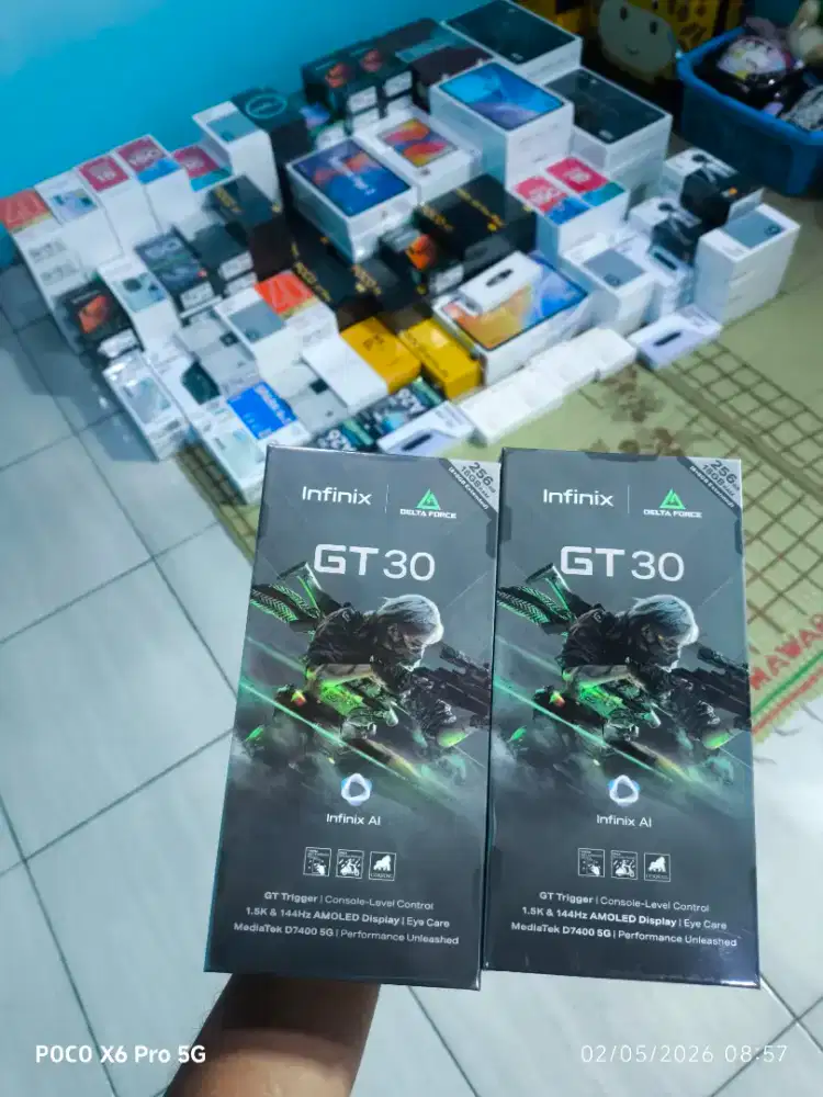 Infinix gt 30 5G 8/256 baru dan segel murah
