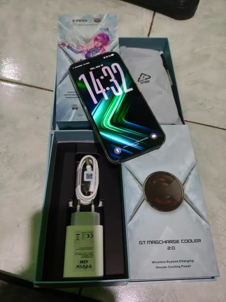 jual Infinix GT 50 pro 12/512 fullset cooling edition