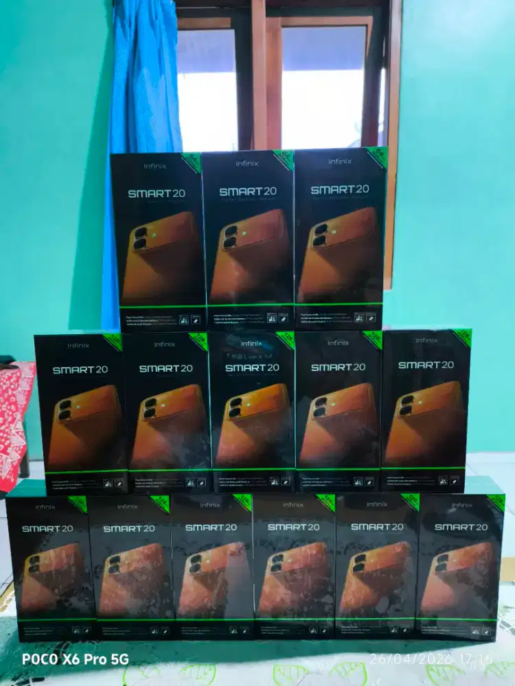 Infinix smart 20 4/128 4/64 baru dan segel murah